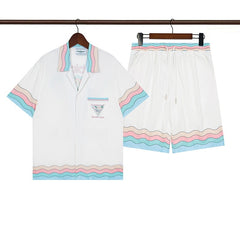 Casablanca Beach Shirt & Shorts Set Casual Summer Vacation/Travel Wear (Sold Separately)