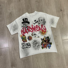 HARMONY T Shirts Street Trend Hot Diamonds