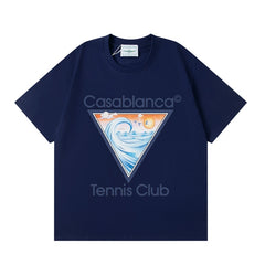 Casablanca T SHIRTS High-quality pure cotton streetwear