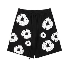 Denim Tears Shorts Premium-quality puff print casual streetwear style