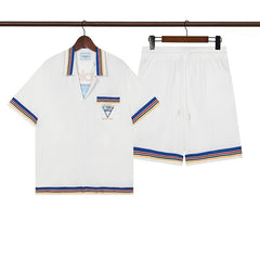 Casablanca Beach Shirt & Shorts Set Casual Summer Vacation/Travel Wear (Sold Separately)