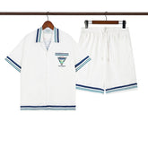 Casablanca Beach Shirt & Shorts Set Casual Summer Vacation/Travel Wear (Sold Separately)