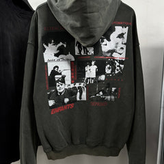 Unisex Vintage Hoodie Queen of Dreams Lifestyle ¨C Limited Edition Hoodie. Custom color-matched Midnight Green fabric, featuring Asute enzyme-milled wash processing.