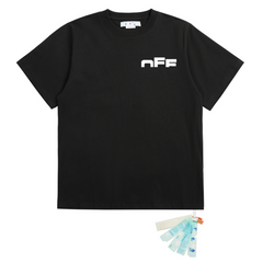 OFF WHITE T SHITRS High-quality 100% pure cotton streetwear
