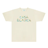 Casablanca T Shirts Street High-quality pure cotton