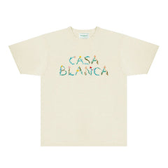 Casablanca T Shirts Street High-quality pure cotton
