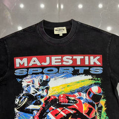 MAJESTIK T Shirts Loose fit 100% cotton