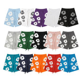 Denim Tears Shorts Premium-quality puff print casual streetwear style