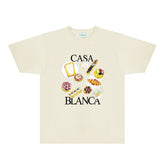 Casablanca T Shirts Street High-quality pure cotton