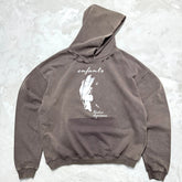 Unisex Vintage Hoodie Ethereal Portrait Limited Edition Hoodie ¡ª Custom heavyweight fabric, handcrafted distressed detailing, and a natural fade effect achieved through Asute enzyme-abrasion washing.