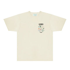 Casablanca T Shirts Street High-quality pure cotton