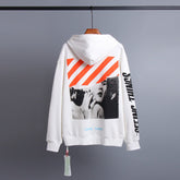 Off White hoodie 梦露图案印花套头连帽