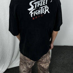 Unisex Vintage T Shirts Street Fighter Wind, Forest, Fire, Mountain Limited Edition ¨C High-Street Style Featuring Premium Distressed Wash Craftsmanship