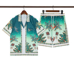 Casablanca Beach Shirt & Shorts Set Casual Summer Vacation/Travel Wear (Sold Separately)