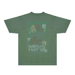 Casablanca T Shirts Street High-quality pure cotton
