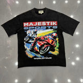 MAJESTIK T Shirts Loose fit 100% cotton