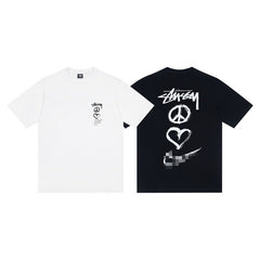 Stussy T shirts High-quality 260g pure cotton double yarn fabric