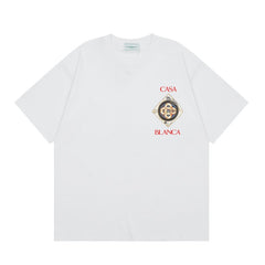 Casablanca T SHIRTS High-quality pure cotton streetwear