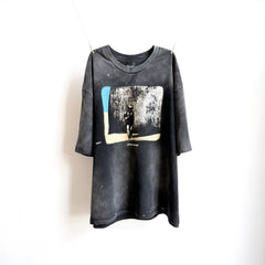 Unisex Vintage T Shirts Saint ¡Á STAR WARS Collaboration T-Shirt ¨C Darth Vader Reflection Print. Features authentic 280g heavyweight fabric that retains its quality after washing, vintage single-stitch and blind-stitch construction, and a combination