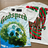 Godspeed T-Shirt Retro Fantasy Pattern
