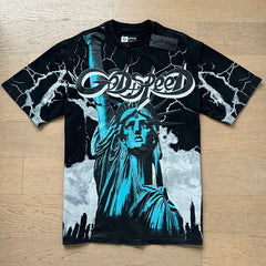 Godspeed T Shirts statue of Liberty 100% pure cotton 260g fabric