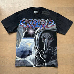 Godspeed T Shirts statue of Liberty 100% pure cotton 260g fabric