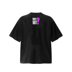 Unisex Vintage T ShirtS WHY NOT Limited Edition ¨C Available in Black and White. Features heavyweight, washed-and-distressed, high-GSM fabric. High-street short-sleeve tee with an American West Coast street-style aesthetic¡ªblending graffiti and hip-h