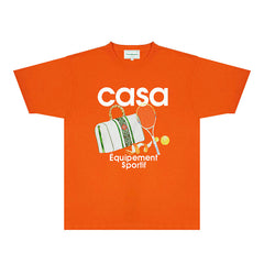Casablanca T Shirts Street High-quality pure cotton