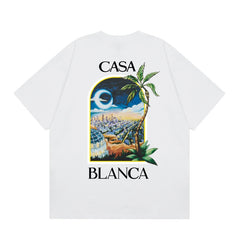 Casablanca T SHIRTS High-quality pure cotton streetwear