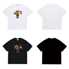 Bathing ape Bape T Shirts High-quality 100% cotton streetwear