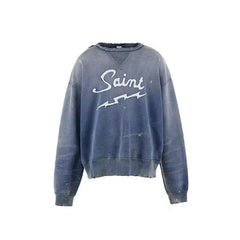 Saint Michael Printed Cotton Sweatshirt