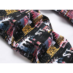 Mens Fashion Jeans Street mosaic 8836#