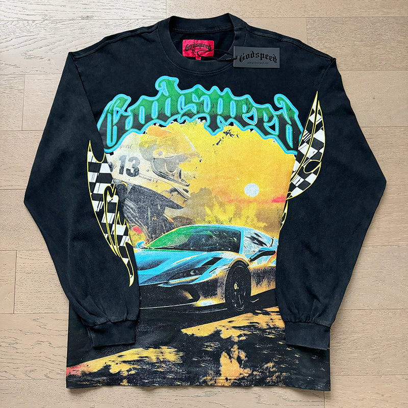 Godspeed Long Sleeved Shirt 260g pure cotton fabric