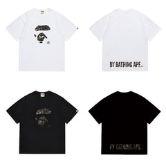 Bathing ape Bape T Shirts High-quality 100% cotton streetwear