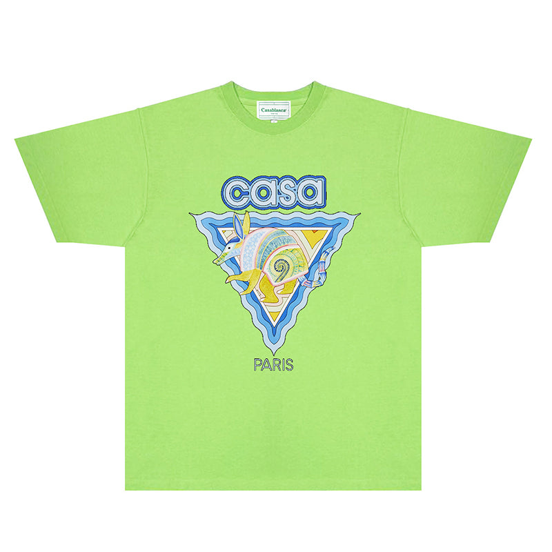 Casablanca T Shirts Street High-quality pure cotton