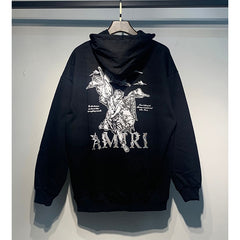 Amiri Hoodie High Street Fashion Prints