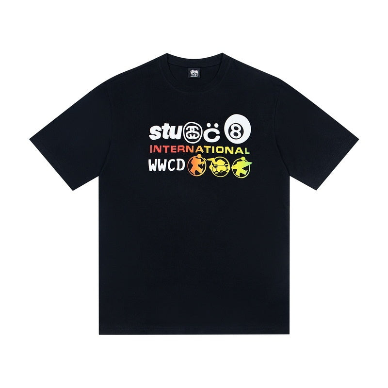Stussy T shirts High-quality 260g pure cotton double yarn fabric