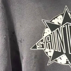 Saint Michael hoodie with printed design - fashionable