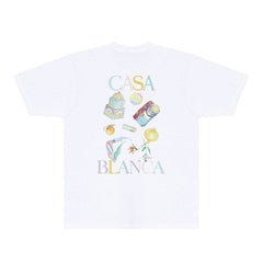 Casablanca T Shirts Street High-quality pure cotton