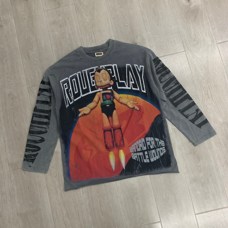 Roughplay Hoodie High-quality pure cotton casual wear for spring and summer