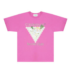 Casablanca T Shirts Street High-quality pure cotton
