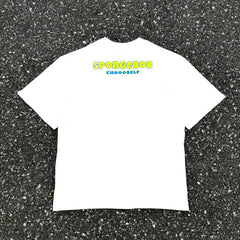 Unisex Vintage T Shirts CSF SpongeBob ¨C American vintage / West Coast hip-hop style fit. Features white-ink direct printing and a heavyweight, distressed wash finish. High-street short-sleeve tee with an unbeatable feel and texture.