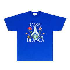 Casablanca T Shirts Street High-quality pure cotton