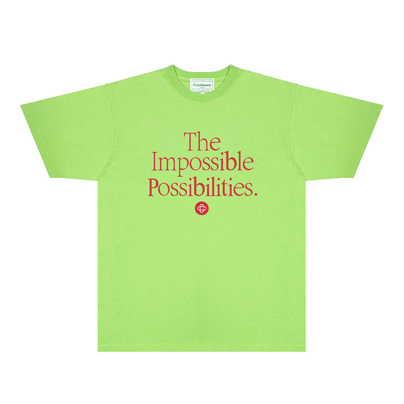 Casablanca T Shirts Street High-quality pure cotton