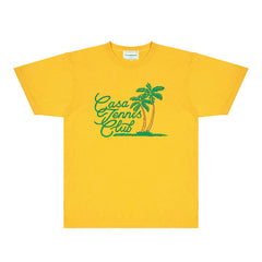 Casablanca T Shirts Street High-quality pure cotton