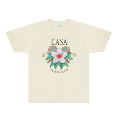 Casablanca T Shirts Street High-quality pure cotton