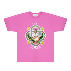 Casablanca T Shirts Street High-quality pure cotton