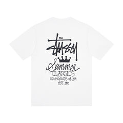 Stussy T shirts High-quality 260g pure cotton double yarn fabric