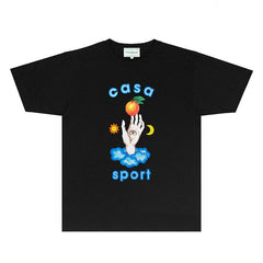 Casablanca T Shirts Street High-quality pure cotton