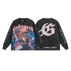 Godspeed Long Sleeved Shirt 260g pure cotton fabric